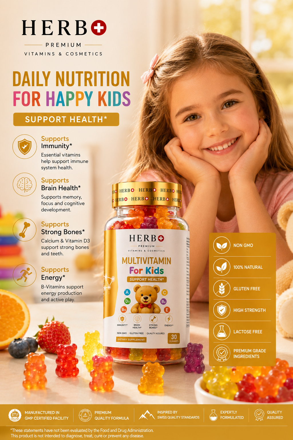 Multivitamin-Fruchtgummis für Kinder