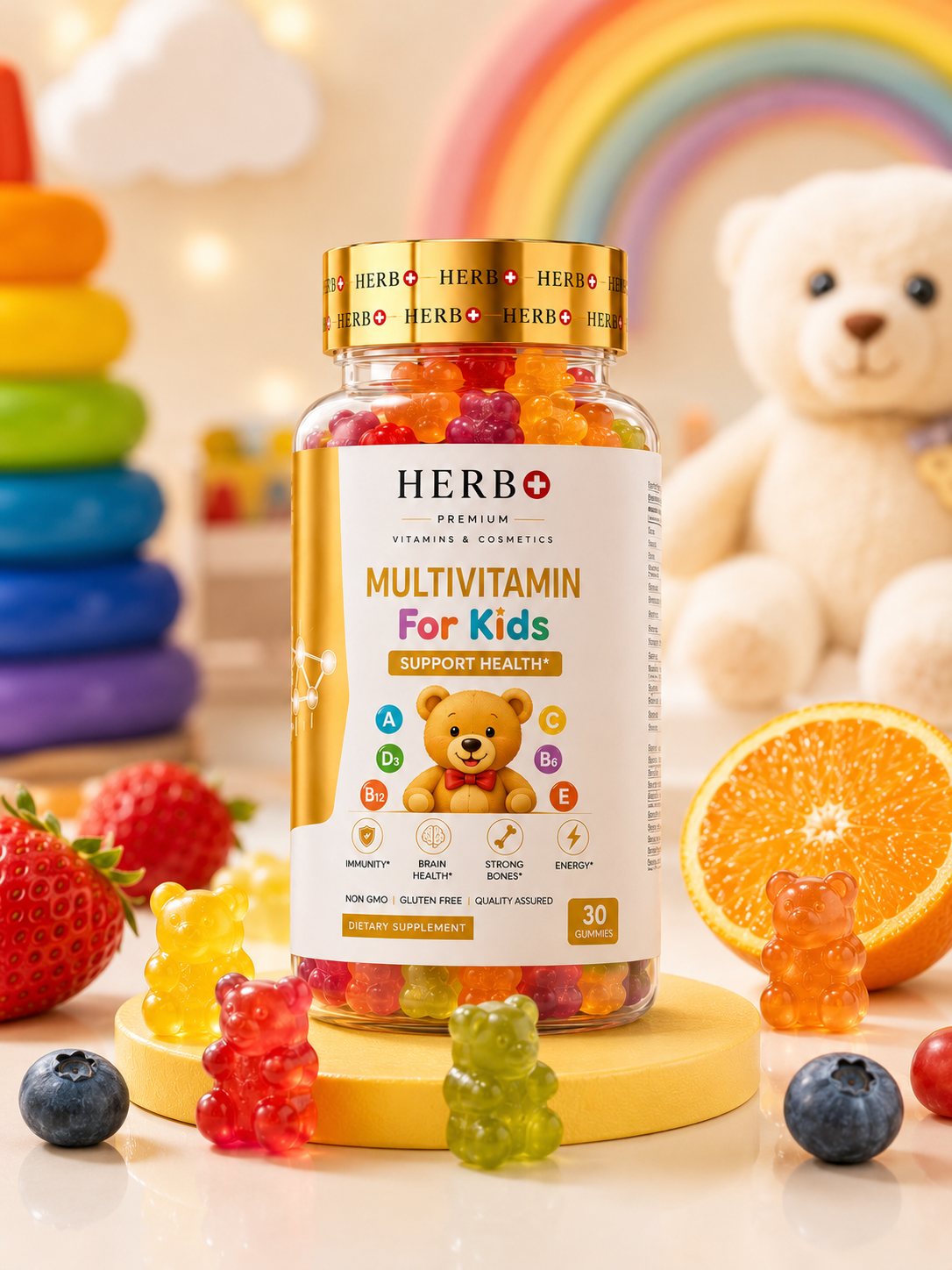Multivitamin-Fruchtgummis für Kinder